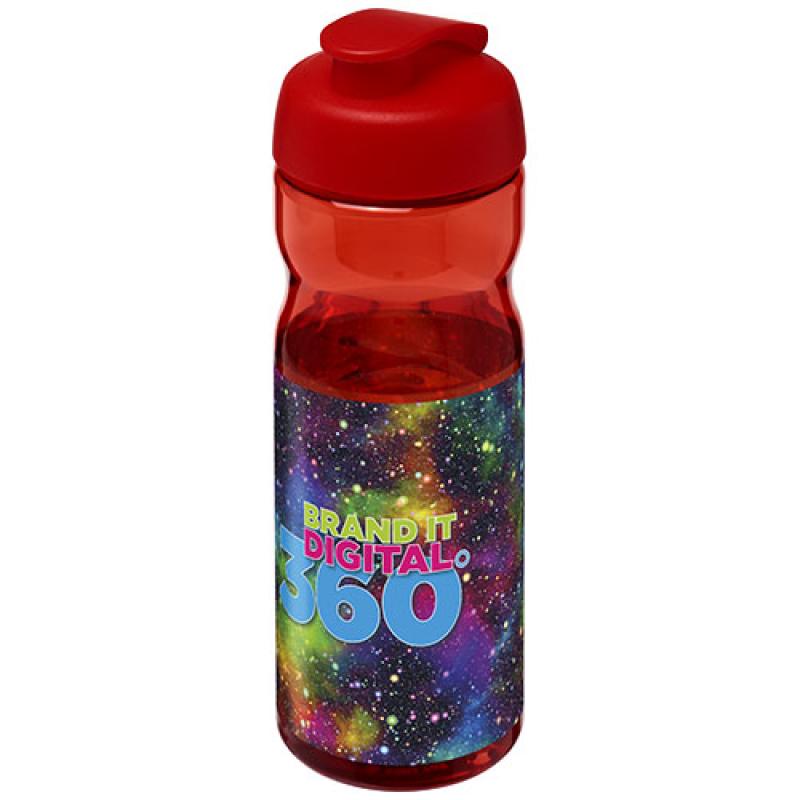 Bidón deportivo de 650 ml con tapa Flip H2O Active® "Base Tritan™"