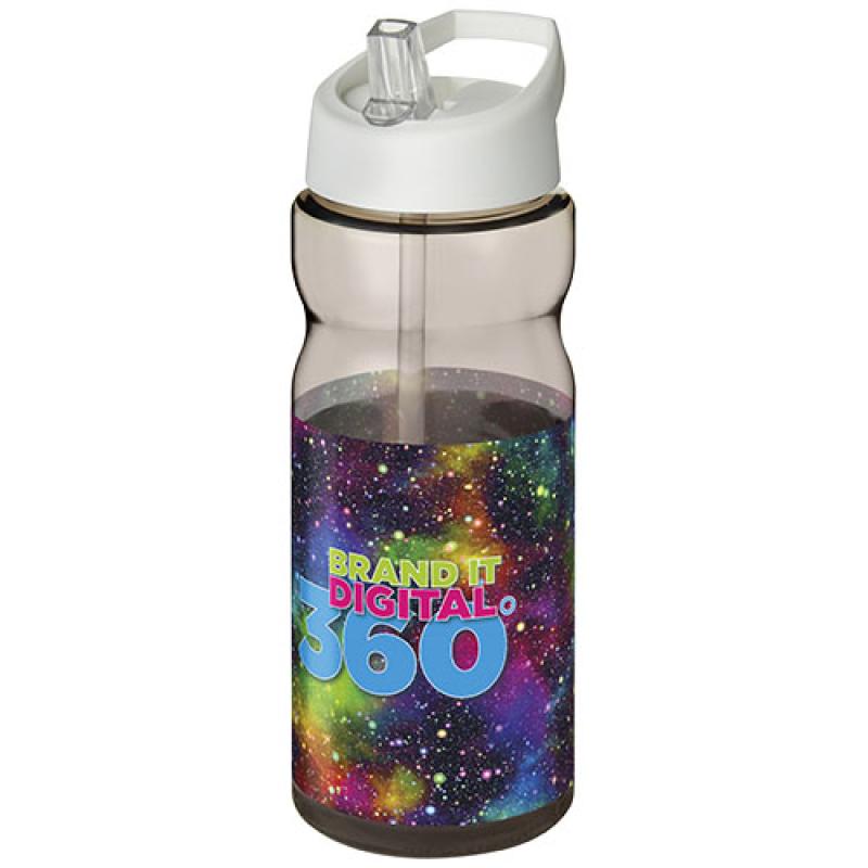 Bidón deportivo de 650 ml con tapa con boquilla H2O Active® "Base Tritan™"