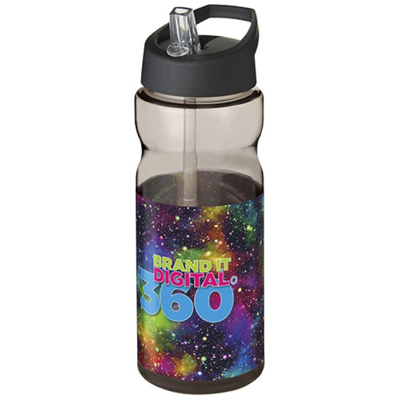 Bidón deportivo de 650 ml con tapa con boquilla H2O Active® "Base Tritan™"