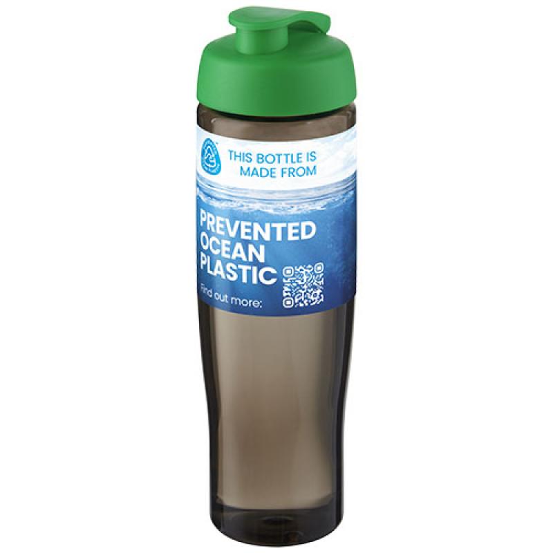 Bidón deportivo con tapa Flip de 700 ml H2O Active® "Eco Tempo"