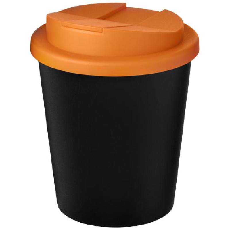 Vaso reciclado de 250 ml con tapa antigoteo "Americano® Espresso Eco"