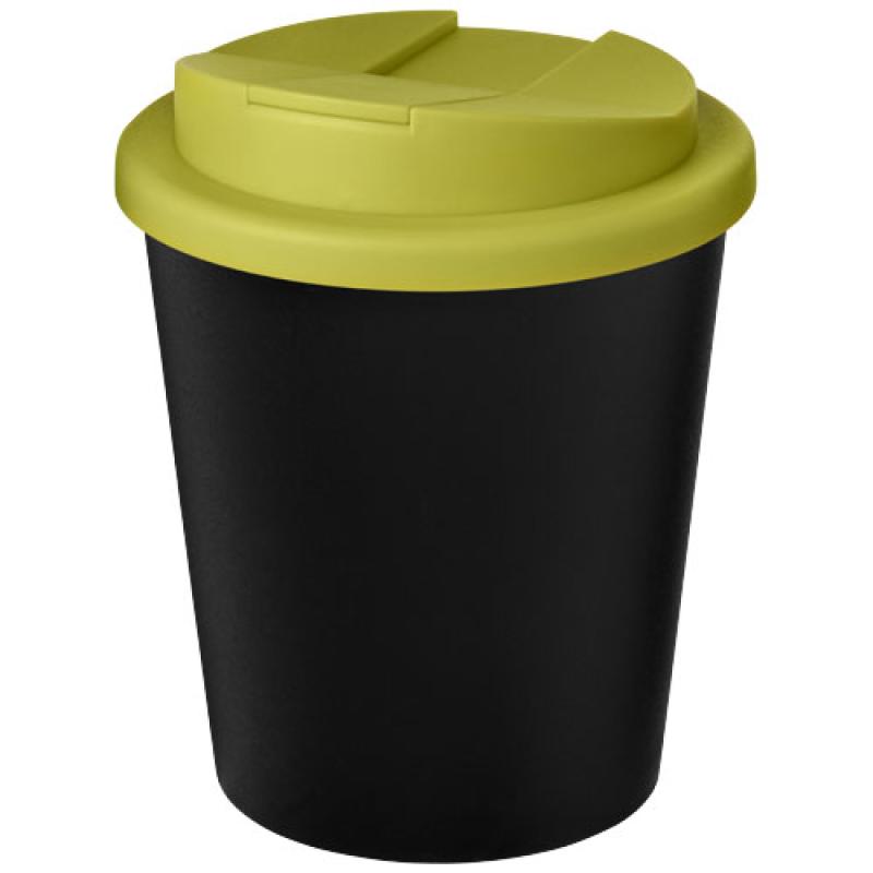 Vaso reciclado de 250 ml con tapa antigoteo "Americano® Espresso Eco"