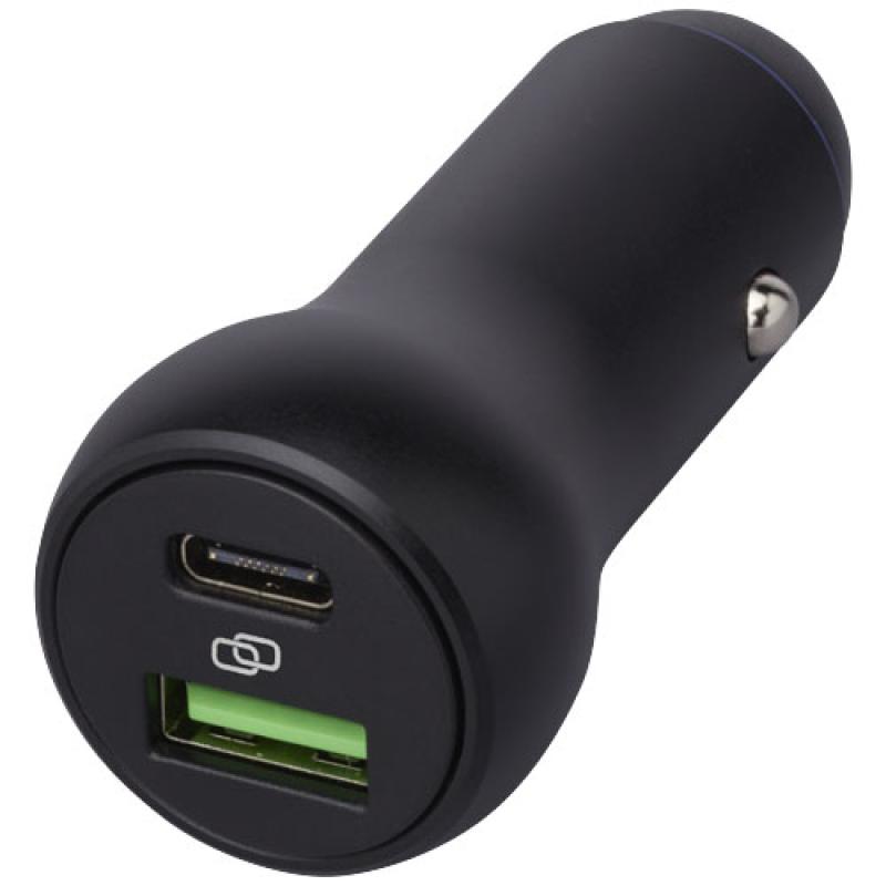 Cargador de coche USB C/USB A de 55 W dual "Pilot"