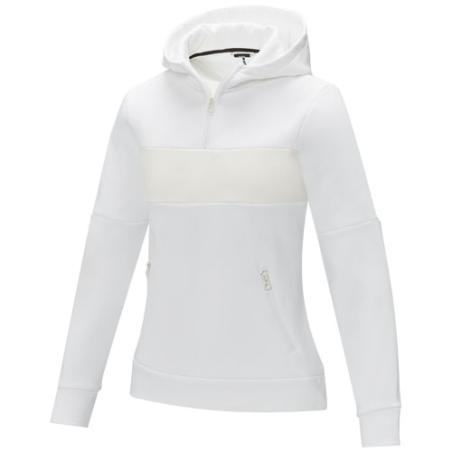 Sudadera anorak con capucha  con media cremallera para mujer "Sayan"