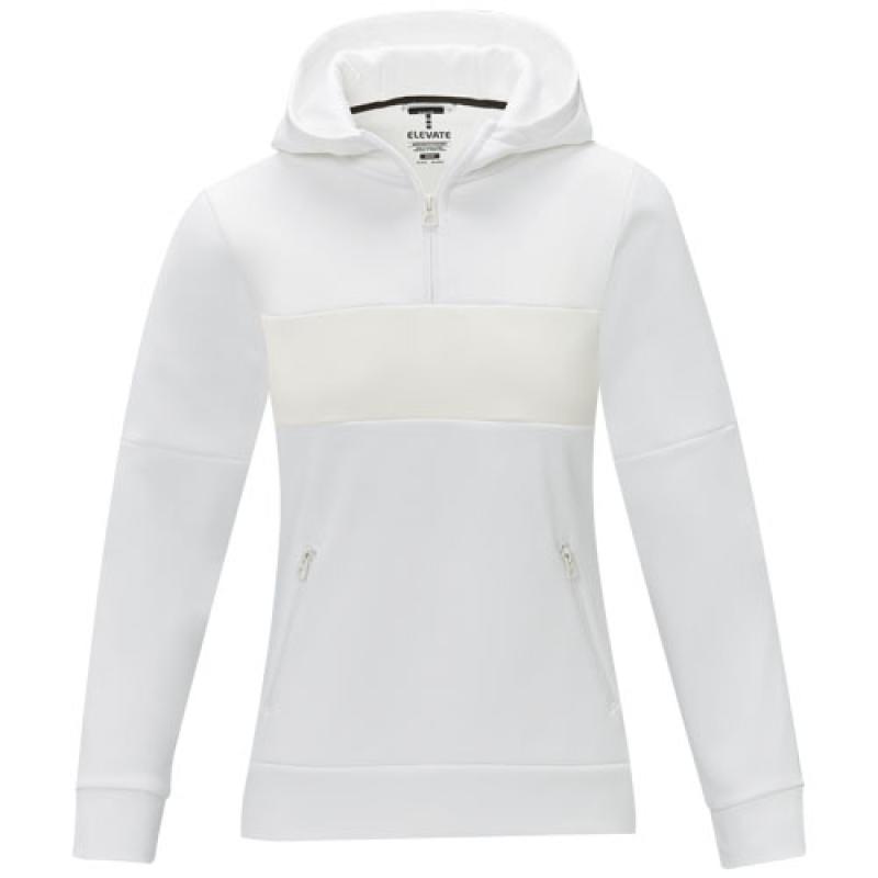 Sudadera anorak con capucha  con media cremallera para mujer "Sayan"