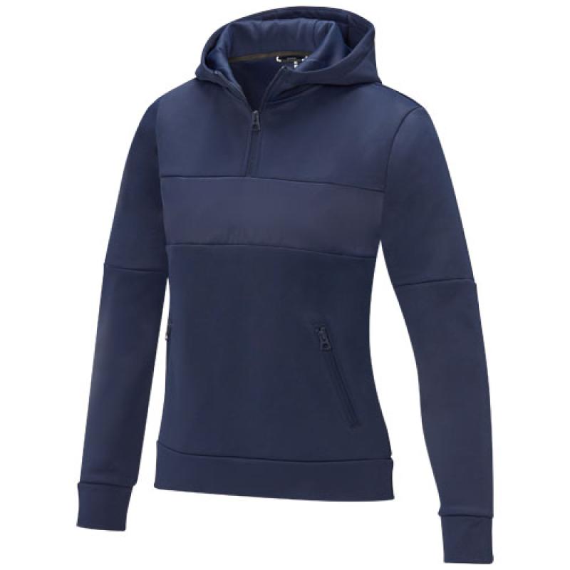 Sudadera anorak con capucha  con media cremallera para mujer "Sayan"