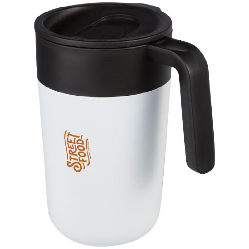 Taza de 400 ml con doble pared reciclada "Nordia"