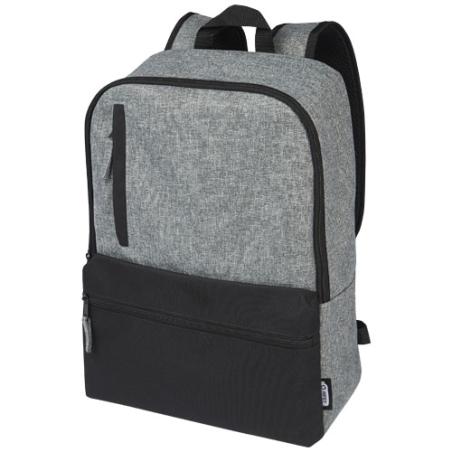 Mochila para portátil de 15" reciclada GRS en dos tonos de 14 L "Reclaim"