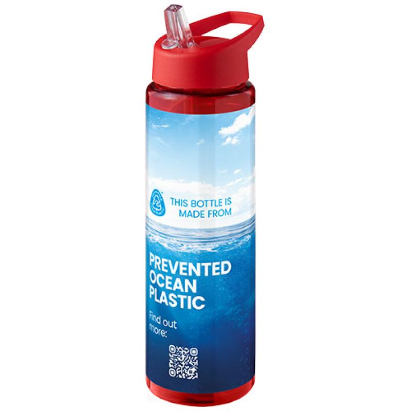 Bidón deportivo con tapa con boquilla de 850 ml "H2O Active® Eco Vibe"