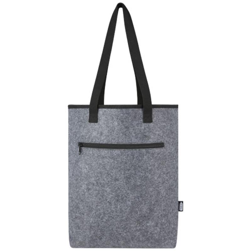 Bolsa Tote isotérmica de fieltro reciclado GRS de 12 L "Felta"