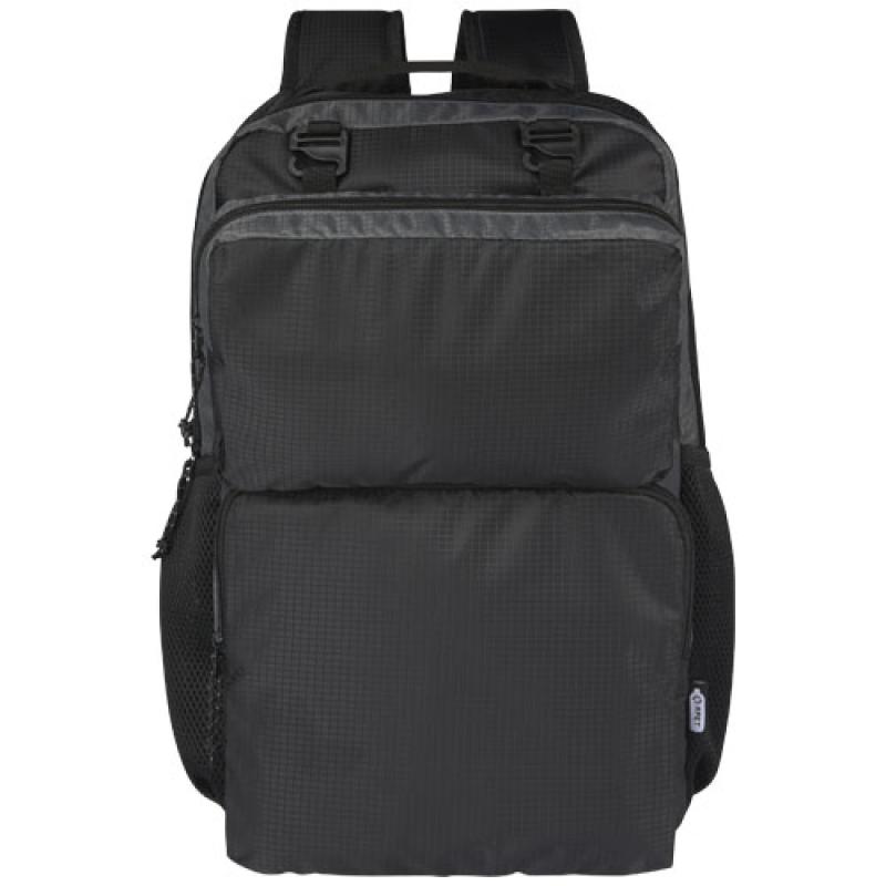 Mochila para portátil de 15" reciclada GRS en dos tonos de 14 L "Trailhead"