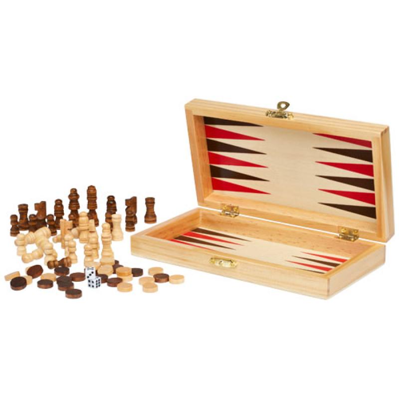 Set de juegos 3 en 1 de madera "Mugo"