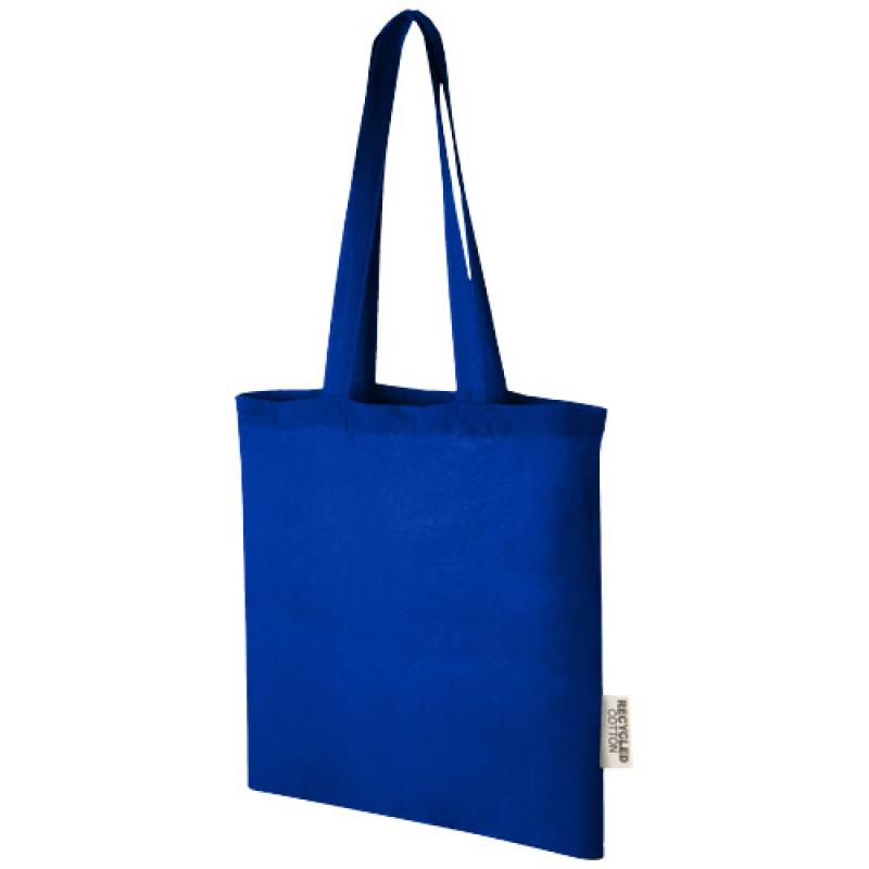 Bolsa Tote de algodón reciclado GRS de 140 g/m2 de 7 L "Madras"