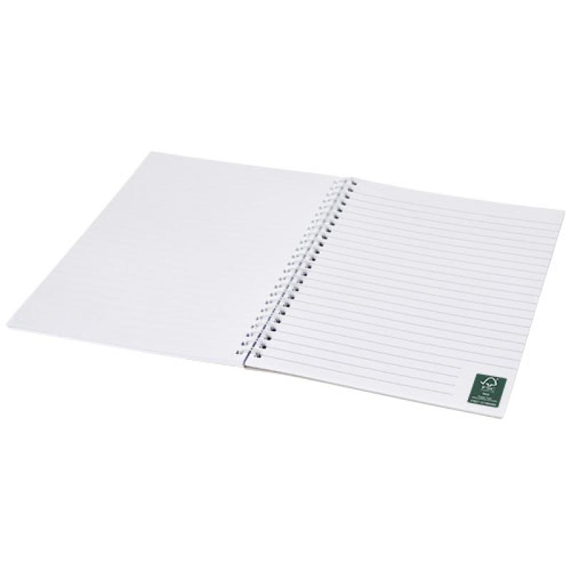 Cuaderno con espiral A5 con cubierta impresa "Desk-Mate®"