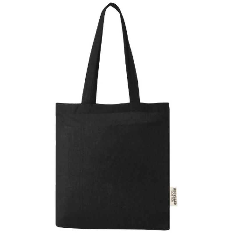 Bolsa Tote de algodón reciclado GRS de 140 g/m2 de 7 L "Madras"