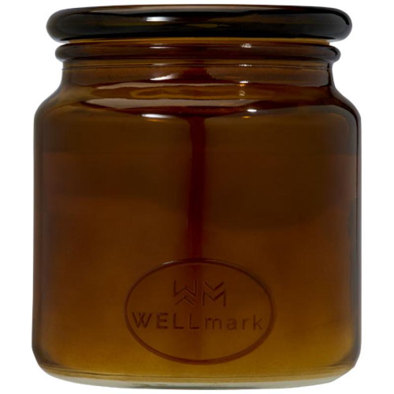 Vela perfumada de 650 g con fragancia de madera de cedro "Wellmark Let 's Get Cozy"