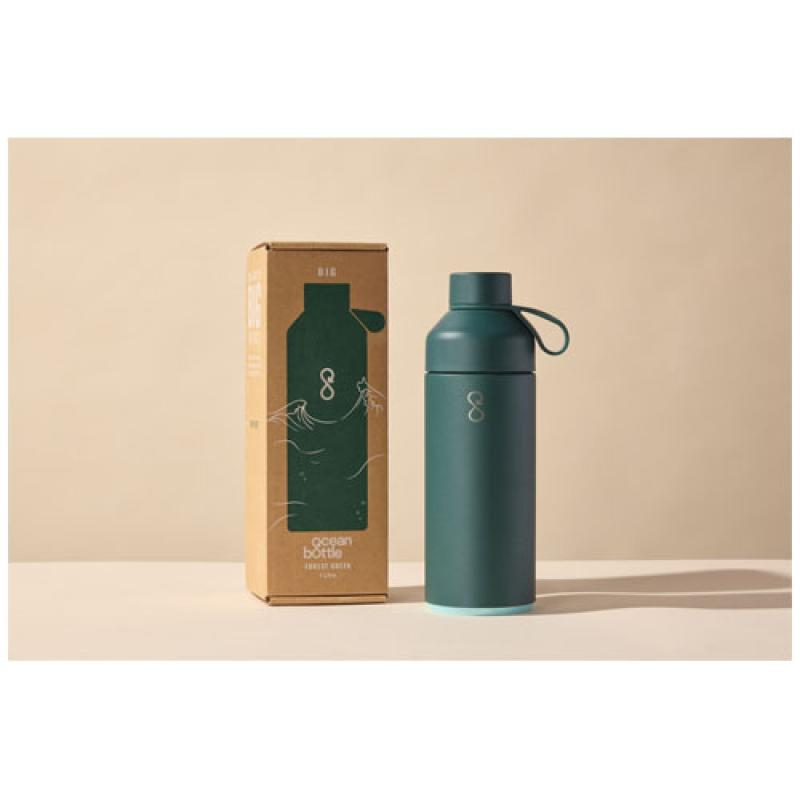 Botella de agua con aislamiento al vacío de 1000 ml "Big Ocean Bottle"