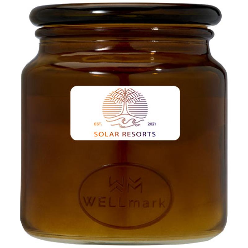 Vela perfumada de 650 g con fragancia de madera de cedro "Wellmark Let 's Get Cozy"