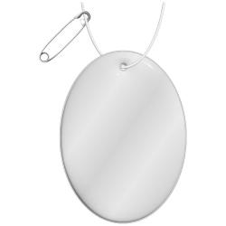 Colgante ovalado de PVC reflectante H-12 RFX™