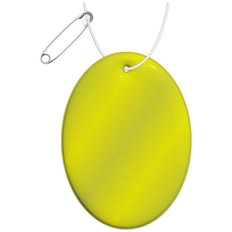 Colgante ovalado de PVC reflectante H-12 RFX™