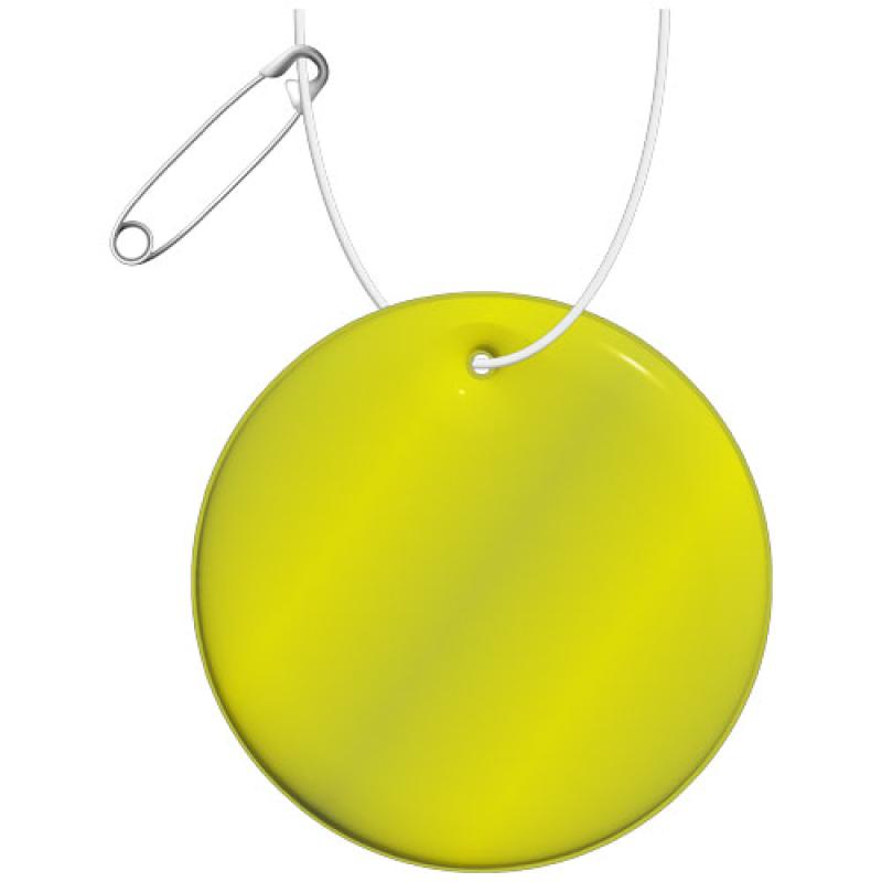 Colgante de circulo mediano de PVC reflectante H-12 RFX™