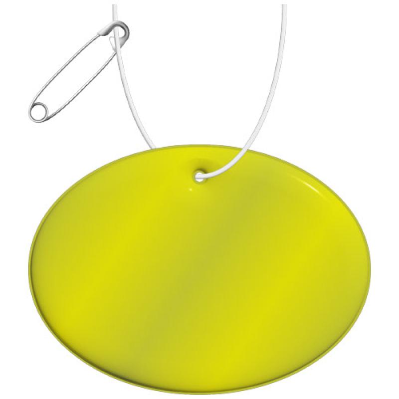 Colgante de circulo grande de PVC reflectante H-12 RFX™