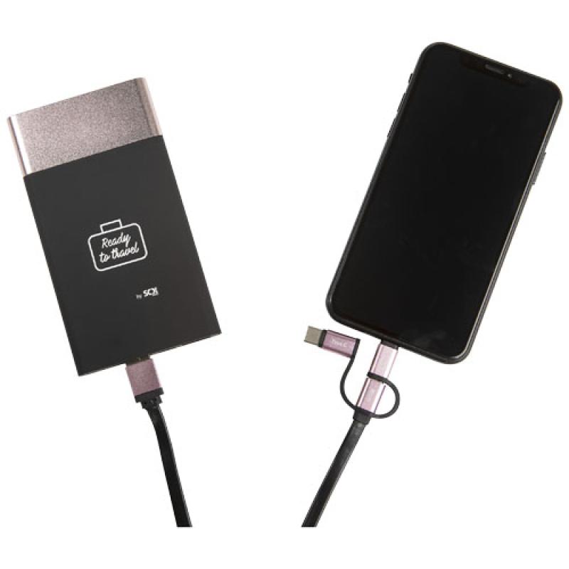 SCX.design P20 5000 mAh bateria externa retroiluminada