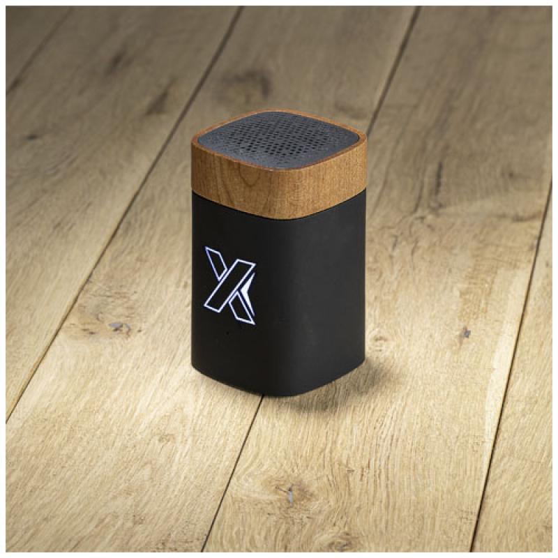 SCX.design S31 altavoz madera retroiluminado