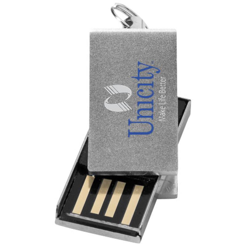 Memoria USB mini rotate de aluminio