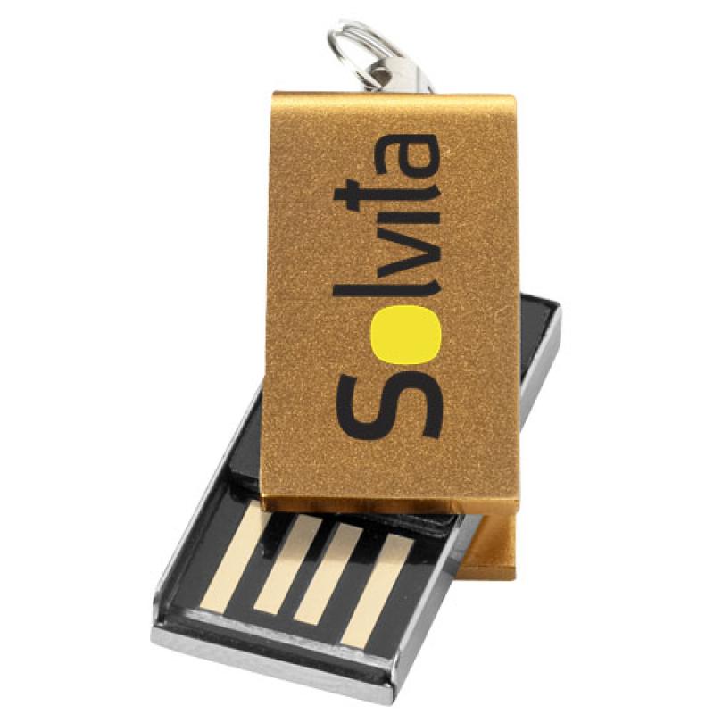 Memoria USB mini rotate de aluminio