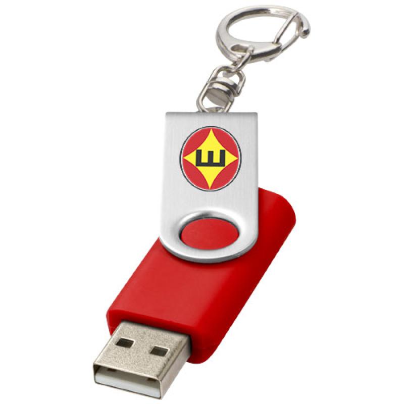 Memoria USB con llavero "Rotate"