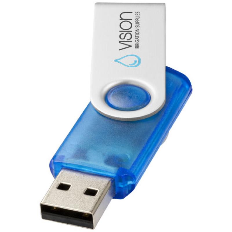 Memoria USB "Rotate" Translúcida