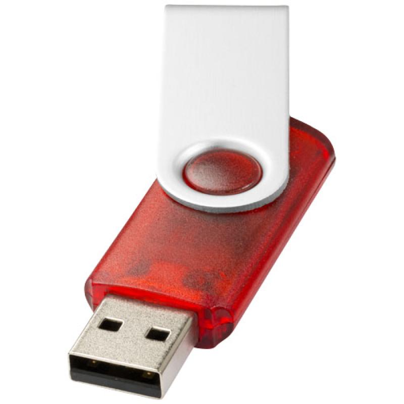 Memoria USB "Rotate" Translúcida