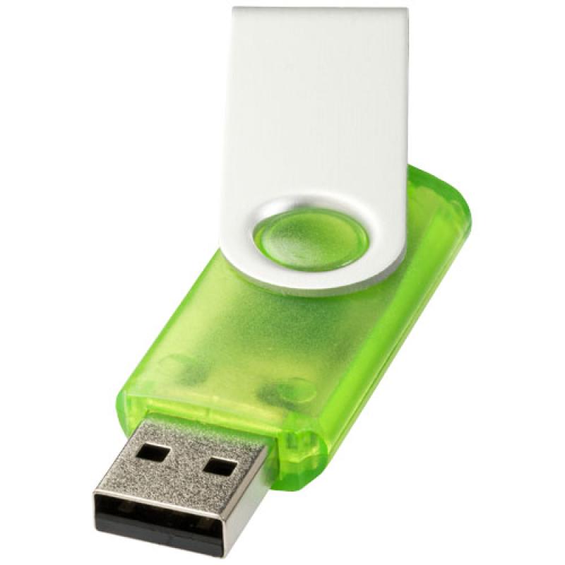 Memoria USB "Rotate" Translúcida