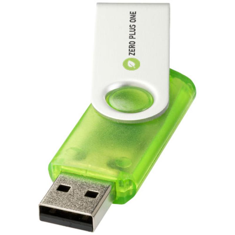 Memoria USB "Rotate" Translúcida