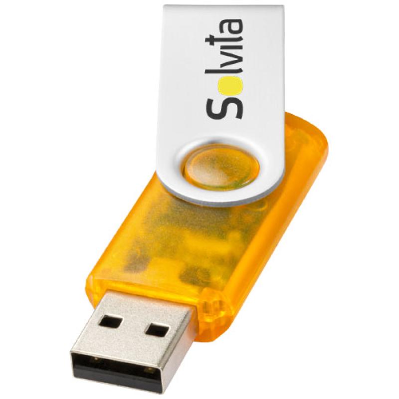 Memoria USB "Rotate" Translúcida
