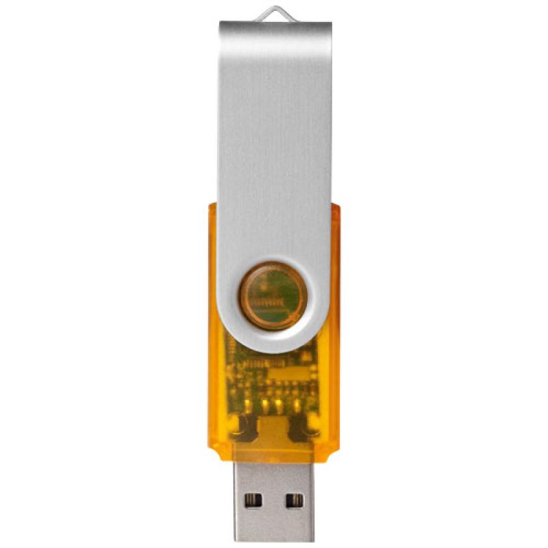 Memoria USB "Rotate" Translúcida