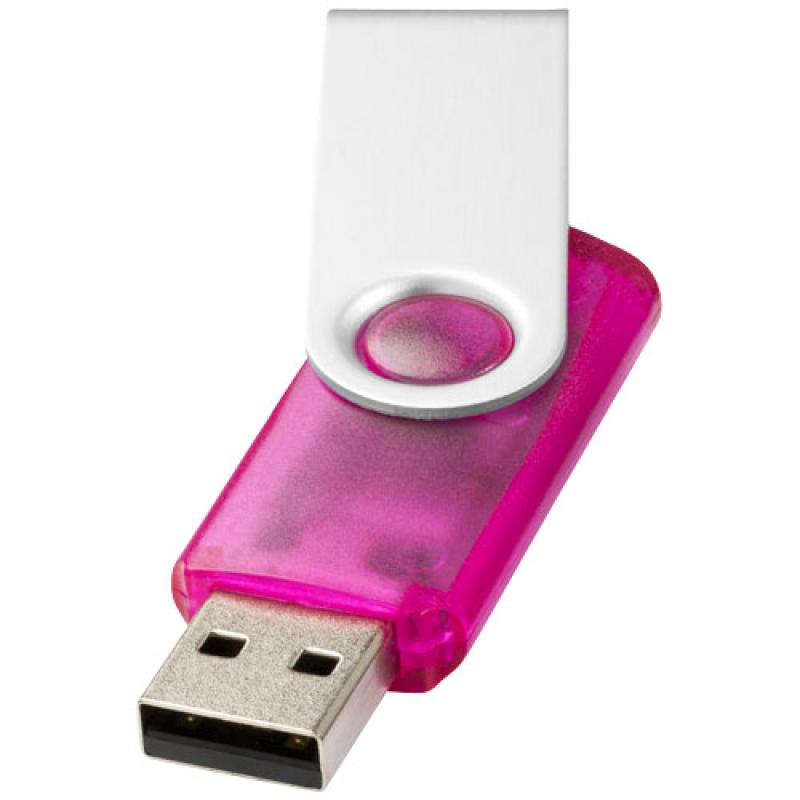 Memoria USB "Rotate" Translúcida