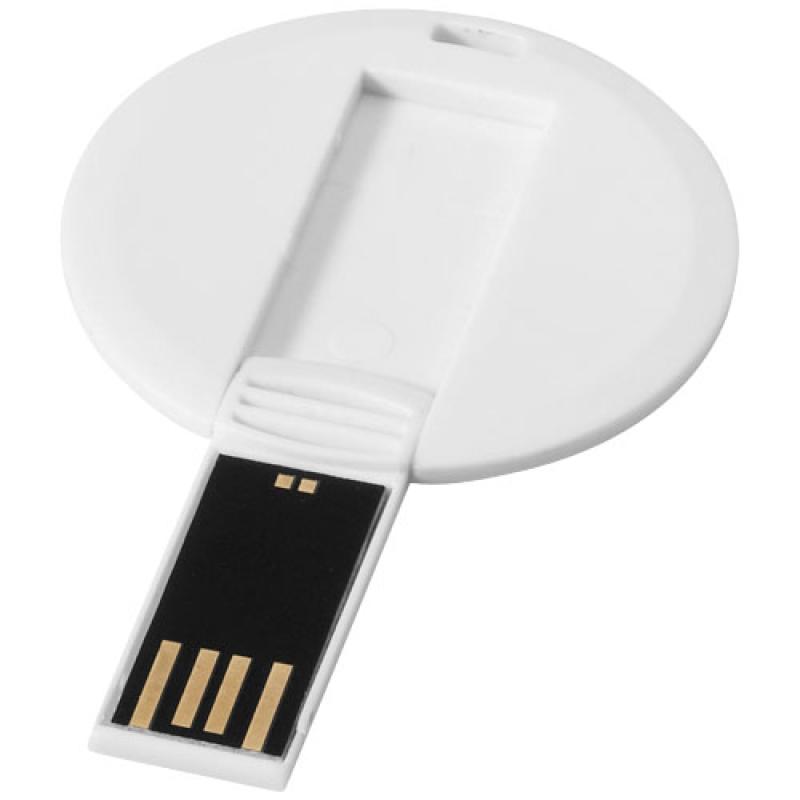 Memoria USB tarjeta de crédito redonda
