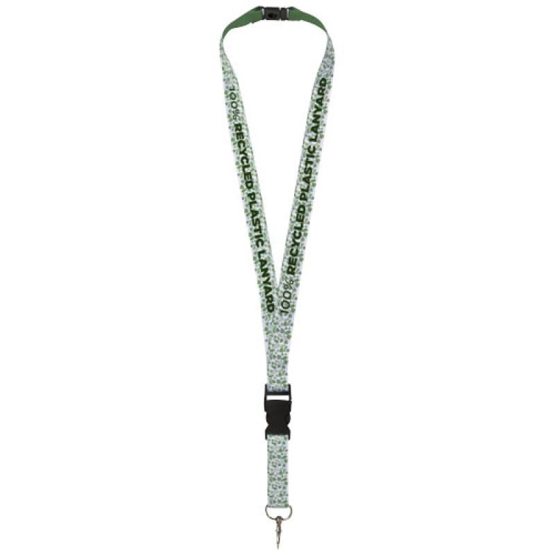 Lanyard de PET reciclado con hebilla de seguridad "Balta"