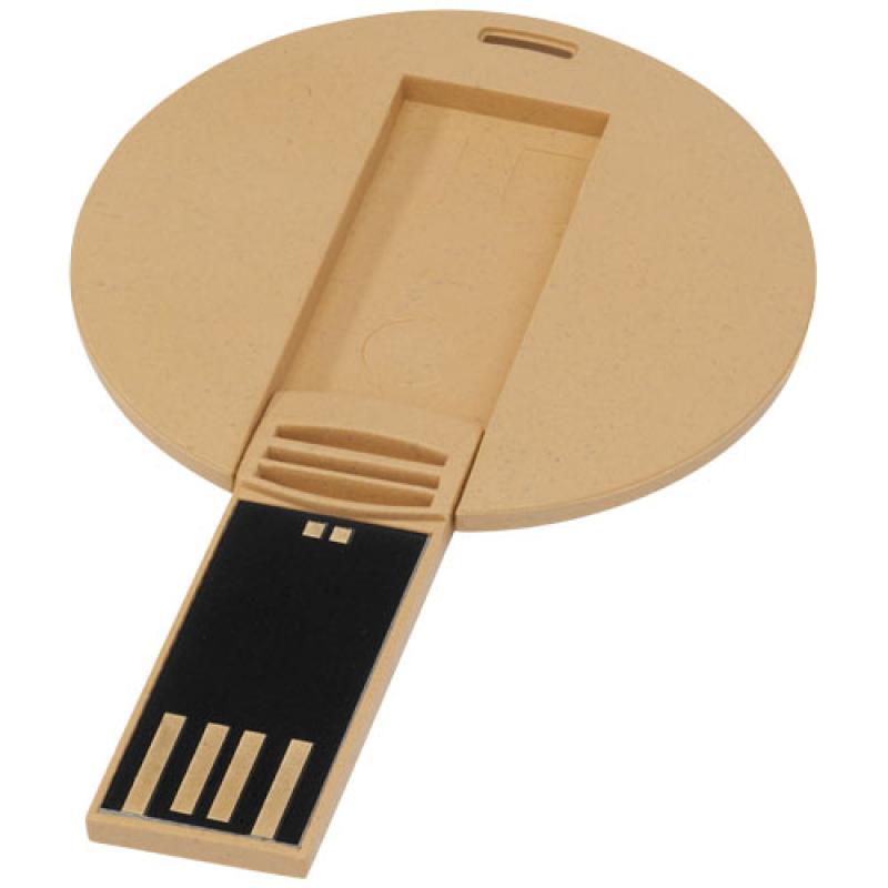 USB redondo biodegradable