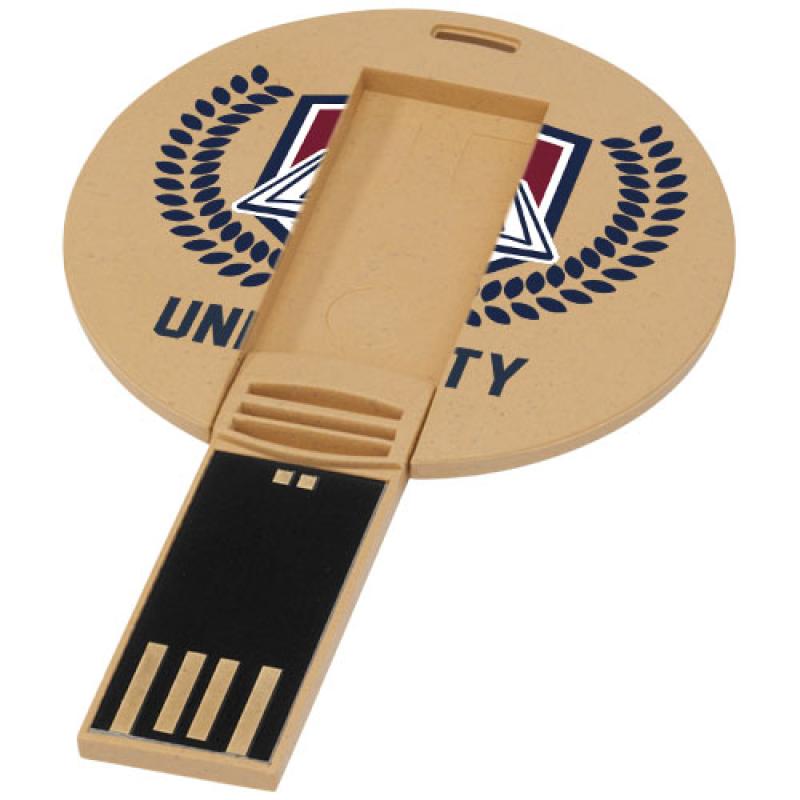 USB redondo biodegradable