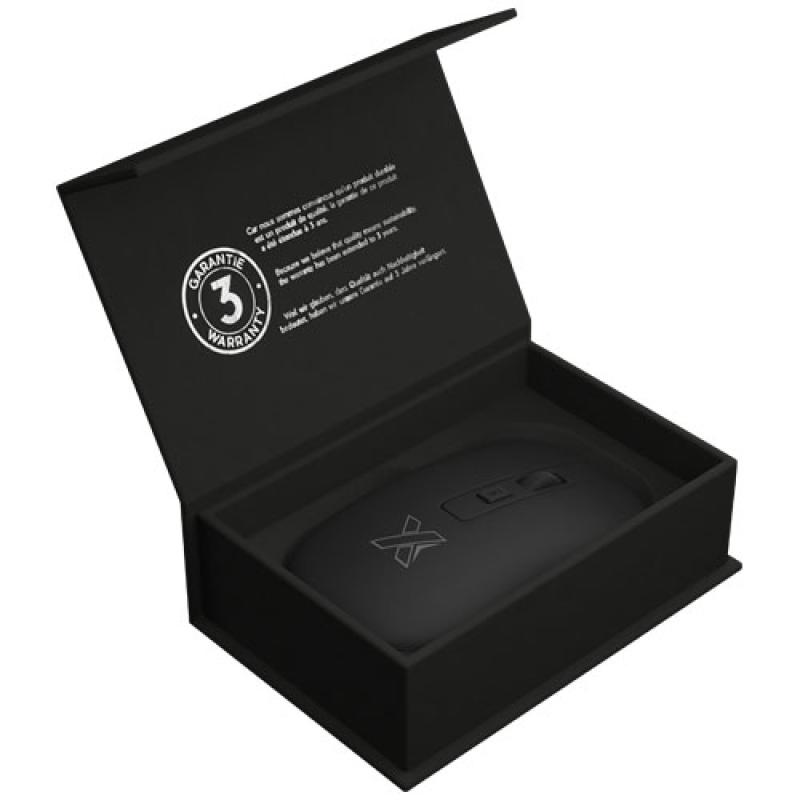 Ratón inalámbrico antibacteriano con logotipo retroiluminado "SCX.design O22"