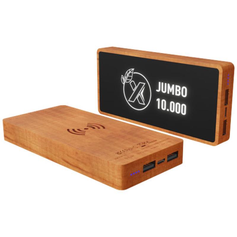 Batería externa inalámbrica de madera de 10 000mAh SCX "Design P46"