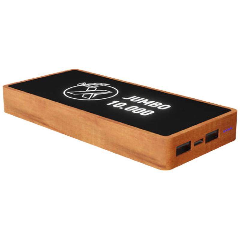 Batería externa inalámbrica de madera de 10 000mAh SCX "Design P46"
