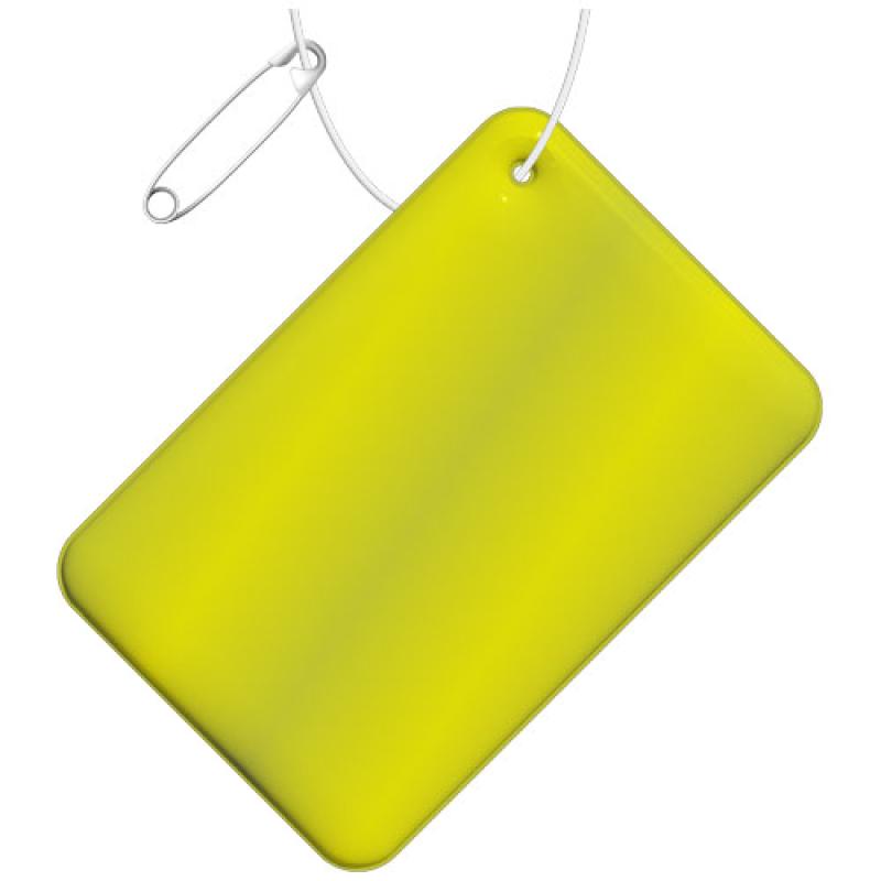 Colgante de PVC reflectante rectangular pequeño H-10 "RFX™"