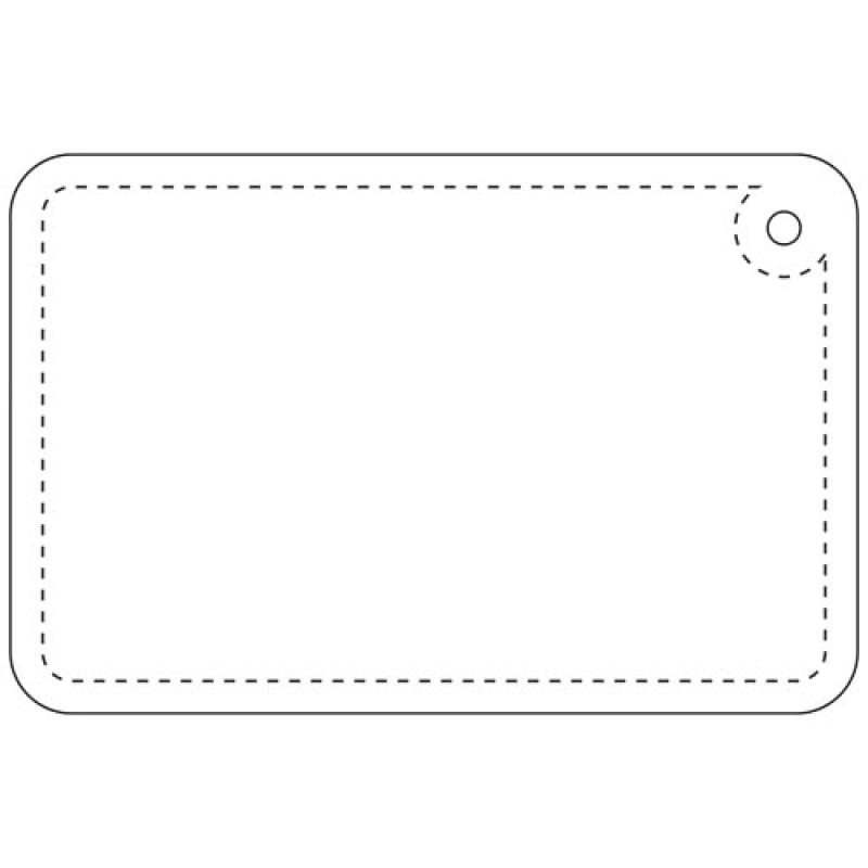 Colgante de TPU reflectante rectangular pequeño H-10 "RFX™"