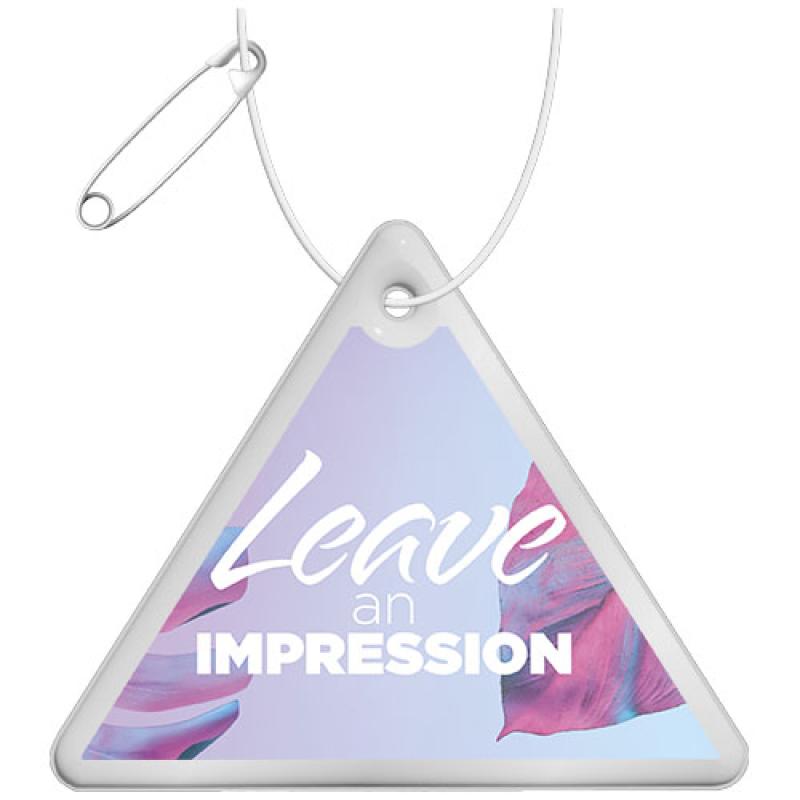 Colgante de PVC reflectante triangular H-12 "RFX™"
