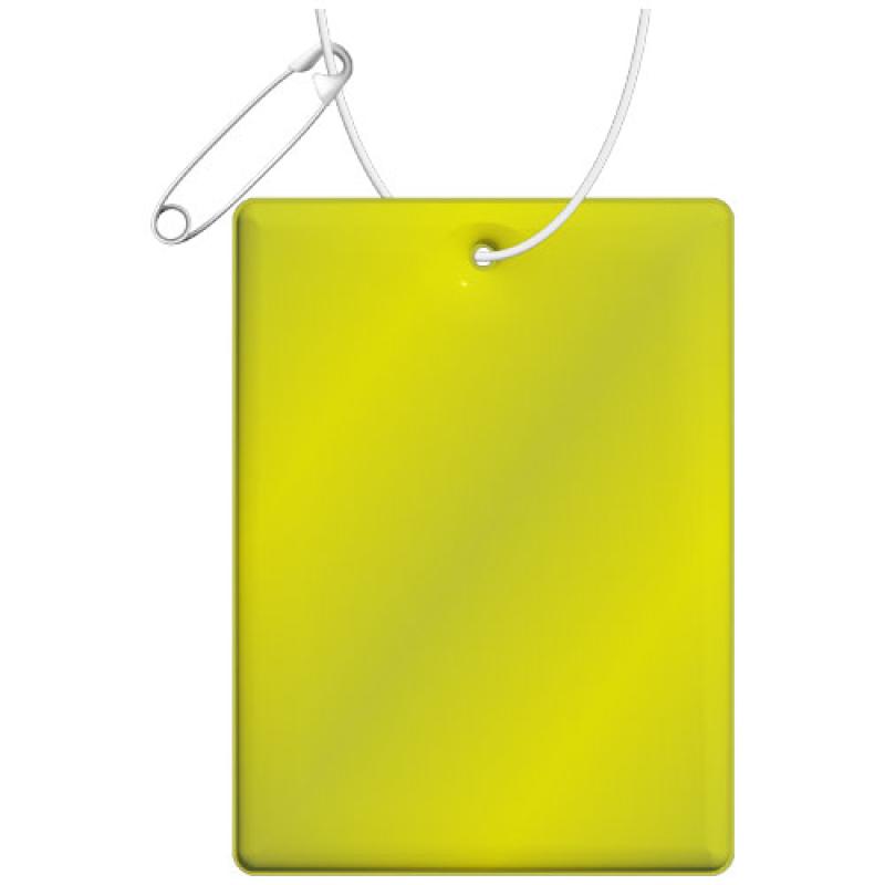 Colgante de PVC reflectante rectangular grande H-12 "RFX™"