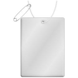 Colgante de TPU reflectante rectangular grande H-12 "RFX™"